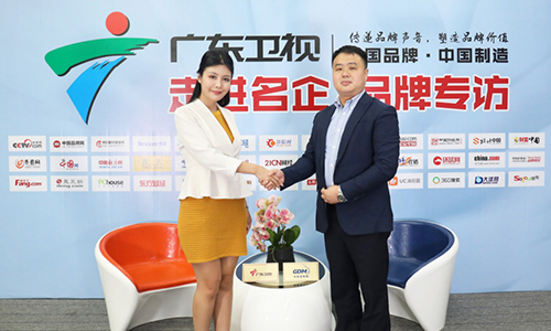 广东卫视对佳登曼电梯进行品牌专访活动